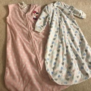 Baby girl sleep sacks 6-12 months M Minnie Mouse